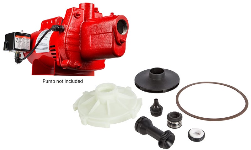 Red Lion 305584007 Overhaul Kit for RJS-75-PREM 3/4 HP Shallow Well Jet Pump, Natural - Image 2